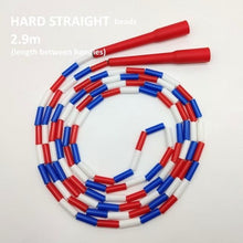 Load image into Gallery viewer, Unisex Jump Rope Stripe Ropes With Plastic Handles For Any Skill Level Sports Segmented Jump Rope For Outdoor Fitness Gym Men Women Kids Best For Sports Outdoors Jumping Rope 2.9m
