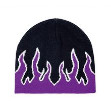 Load image into Gallery viewer, Unisex Modern Fire Design Soft Warm Beanies Comfortable Winter One Size Caps For Men And Women

