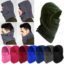 Load image into Gallery viewer, Unisex Polar Fleece Hood Hat Casual  Beanie Ski Snow Cap Snood Scarf Warmer Thermal Neckerchief Drawstring Soft Balaclava Pullover Knitted Beanie for Adults Men Women Ski Caps New Balaclava Party Mask Hat Caps For Skiing Bicycle Cycling Outdoor Headwarmer
