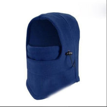 Load image into Gallery viewer, Unisex Polar Fleece Hood Hat Casual  Beanie Ski Snow Cap Snood Scarf Warmer Thermal Neckerchief Drawstring Soft Balaclava Pullover Knitted Beanie for Adults Men Women Ski Caps New Balaclava Party Mask Hat Caps For Skiing Bicycle Cycling Outdoor Headwarmer
