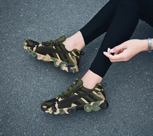 Load image into Gallery viewer, Unisex Running Sport Outdoor Sneakers Breathable Women Camouflage Green Walking Jogging Sneakers Fashion Lightweight Running Casual Sneakers For Workout
