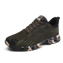 Load image into Gallery viewer, Unisex Running Sport Outdoor Sneakers Breathable Women Camouflage Green Walking Jogging Sneakers Fashion Lightweight Running Casual Sneakers For Workout
