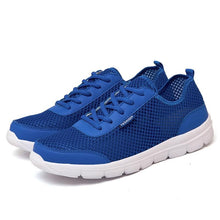 Load image into Gallery viewer, Unisex Summer Sneakers Breathable Casual Shoes Couple Fashion Lace Up Mens Mesh Flats Comfortable Walking Footwear Fashion New Lightweight Casual  Sneakers

