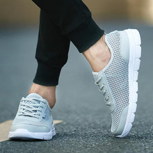 Load image into Gallery viewer, Unisex Summer Sneakers Breathable Casual Shoes Couple Fashion Lace Up Mens Mesh Flats Comfortable Walking Footwear Fashion New Lightweight Casual  Sneakers
