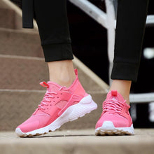 Load image into Gallery viewer, Unisex White Sneakers Mesh Sports Trainers Running Summer Mens Flat Casual Sport Shoes Casual Sports Tennis Road Sneakers Comfortable Modern Design
