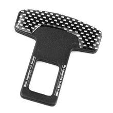 Load image into Gallery viewer, Universal Car Safety Belt Clip Car Seat Belt Buckle Carbon Fiber Car Safety Seat Belt Buckle Alarm Stopper Clip Clamp Extender Car Seat Tool Auto Interior Accessories Vehicle-mounted Bottle Openers Car Accessories
