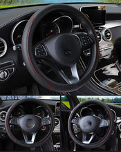 Load image into Gallery viewer, Universal Car Steering Wheel Cover Skid Proof Auto Car Steering Wheel Cover Auto Steering- Wheel Cover Microfiber Leather Viscose Breathable Anti-Slip Anti-Slip Embossing Leather Car-styling Car Accessories
