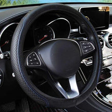 Load image into Gallery viewer, Universal Car Steering Wheel Cover Skid Proof Auto Steering- Wheel Cover Anti-Slip Embossing Leather  Auto Car Steering Wheel Cover Auto Steering- Wheel Cover Microfiber Leather Viscose Breathable Anti-Slip Anti-Slip Embossing Car-styling Car Accessories
