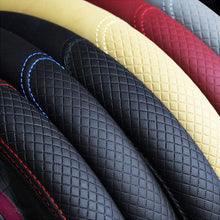 Load image into Gallery viewer, Universal Car Steering Wheel Cover Skid Proof Auto Steering- Wheel Cover Anti-Slip Embossing Leather  Auto Car Steering Wheel Cover Auto Steering- Wheel Cover Microfiber Leather Viscose Breathable Anti-Slip Anti-Slip Embossing Car-styling Car Accessories
