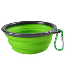 Load image into Gallery viewer, Universal Colorful Collapsible Silicone Dog Food Water Bowl Foldable Cup Dish For Pet Portable Travel Bowl For Dog
