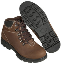 Load image into Gallery viewer, CALDEN Work-Style Elevator Boots (Nubuck Khaki Brown) - Three Inches - K228112
