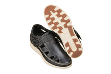 Load image into Gallery viewer, CALTO - K2132 - 2.8 Inches Taller (Black) - Fisherman Sandal Lightweight
