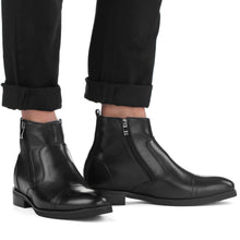 Load image into Gallery viewer, CALTO - S28001 - 3.2 Inches Taller (Black) - Lightweight - Zipper Boots
