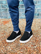Load image into Gallery viewer, CALTO G63890 3-Inch Taller Lightweight Slip-On Black Sneakers
