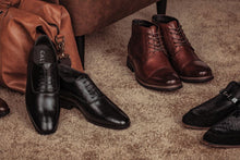 Load image into Gallery viewer, CALTO 3.2-Inch Taller Dark Brown Leather Boots Y41081
