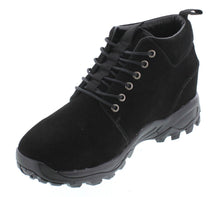 Load image into Gallery viewer, CALTO 3.2" Taller Black Hiker-Style Height-Enhancing Shoes H7222
