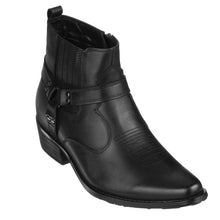 Load image into Gallery viewer, CALTO - T8112 - 3.3 Inches Taller (Black) - Zipper Boots
