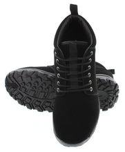 Load image into Gallery viewer, CALTO 3.2" Taller Black Hiker-Style Height-Enhancing Shoes H7222
