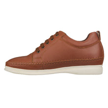 Load image into Gallery viewer, CALTO Casual 3 Inch Leather Elevator Sneakers - Brown - S4313
