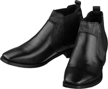 Load image into Gallery viewer, CALTO Black Leather Chelsea Boots - 3 Inches - T54021
