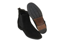 Load image into Gallery viewer, CALTO - K33090 - 2.9 Inches Taller (Black) - Suede Chelsea Boot
