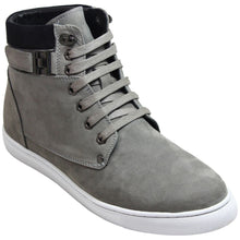 Load image into Gallery viewer, CALTO - T53120 - 2.6 Inches Taller (Nubuck Grey) - High top sneak-boot
