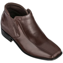 Load image into Gallery viewer, CALDEN Brown Leather Zipper Boots - 3.2 Inches - K99805-1
