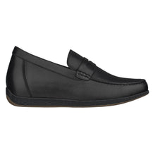 Load image into Gallery viewer, CALTO Black Penny Loafer Elevator Shoes - 2.4 Inches - S1090

