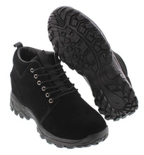 Load image into Gallery viewer, CALTO 3.2" Taller Black Hiker-Style Height-Enhancing Shoes H7222
