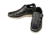 Load image into Gallery viewer, CALTO - K2132 - 2.8 Inches Taller (Black) - Fisherman Sandal Lightweight
