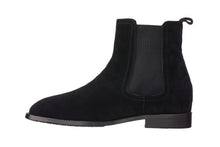 Load image into Gallery viewer, CALTO - K33090 - 2.9 Inches Taller (Black) - Suede Chelsea Boot

