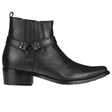 Load image into Gallery viewer, CALTO - T8112 - 3.3 Inches Taller (Black) - Zipper Boots
