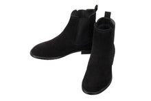 Load image into Gallery viewer, CALTO - K33090 - 2.9 Inches Taller (Black) - Suede Chelsea Boot
