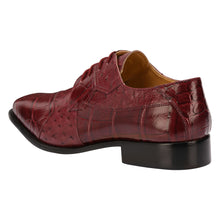 Load image into Gallery viewer, Sassy Crocodile Ostrich Print Lace-Up Dress Shoes
