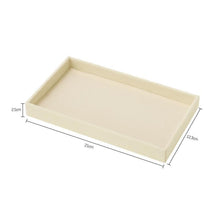 Load image into Gallery viewer, Upgrade Velvet Jewelry Storage Box Necklace Stackable Display Tray Bracelet Earring Organizers Handicrafts Drawer Box Grey Stackable Jewelry Inserts Compartments Velvet Display Storage Box for Necklace
