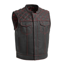 Load image into Gallery viewer, Upside Men's Club Style Leather Vest
