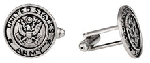 Load image into Gallery viewer, US Army Cufflinks Silver
