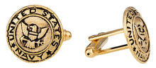 Load image into Gallery viewer, US Navy Cufflinks Gold
