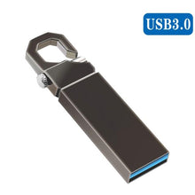 Load image into Gallery viewer, USB 3.0 Metal Pen Drive 8GB 16GB 32GB 64GB USB Flash Drive Flash Stick Disk On Key 3.0 Memory Stick Dual Memory Stick for Laptop PC Mac Computer Car Audio Projector
