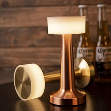 Load image into Gallery viewer, USB Dimming Bar Desk Lamp Hotel Coffee Shop Wireless Charging Touch Bedroom Bedside LED Restaurant Table Lights Art Night Light Decorative Table Lamp Cute Study Lamps for Bedroom Décor
