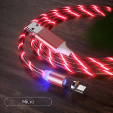 Load image into Gallery viewer, USB Phone  Magnet Phone Charger Cord Cable Car Phone Charger Mobile USB Magnetic Cable Micro USB Phones Cable Car Data Line Streamer Data Cable Fast Charging 360 Degree Magnetic USB Magnetic Cable Micro USB Magnet Phone Charger Cord
