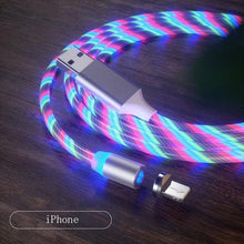 Load image into Gallery viewer, USB Phone  Magnet Phone Charger Cord Cable Car Phone Charger Mobile USB Magnetic Cable Micro USB Phones Cable Car Data Line Streamer Data Cable Fast Charging 360 Degree Magnetic USB Magnetic Cable Micro USB Magnet Phone Charger Cord
