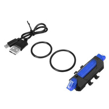 Load image into Gallery viewer, USB Rechargeable Waterproof Mountain Bike Lamp Warning Cycling Taillight Bike LED Headlight Tail Light Ultra Bright Bicycle LED Safety Light Waterproof Cycling Taillight For Electric Scooter
