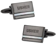Load image into Gallery viewer, Usher Cufflinks with Mother of Pearl
