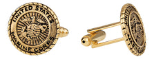 Load image into Gallery viewer, USMC Marine Corp Cufflinks Gold
