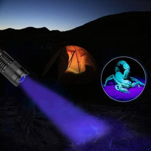 Load image into Gallery viewer, UV 365nm light wood's lamp Rechargeable Portable Mini Handheld Fluorescent Agent  Purple Light USB Ultraviolet Flashlight Detection Flashlight For Dog Urine Pet Stains 370nm
