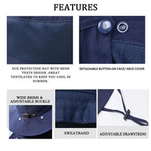 Load image into Gallery viewer, UV Defense Wide Brim Hat for Outdoor Adventures
