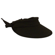 Load image into Gallery viewer, Scala Cotton Bow Visor - Womens Visor
