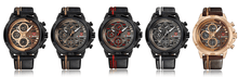 Load image into Gallery viewer, Men's  Sports Waterproof Watch With Chronometers And Leather Belt Multifunction Wristwatch Unique Design Perfect Gift
