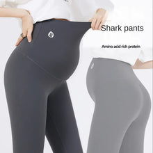 Load image into Gallery viewer, Maternity Velvet Shark Skin Belly Support Pants - # WOM21410011 - PRG
